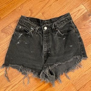 Vintage high waisted Levis shorts